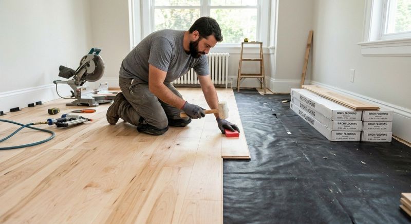 Birch Floor Installation in Colorado Springs, CO