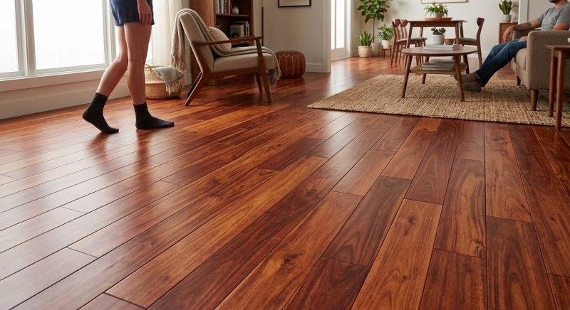 Cherry Floor Installation in Larkspur, CO