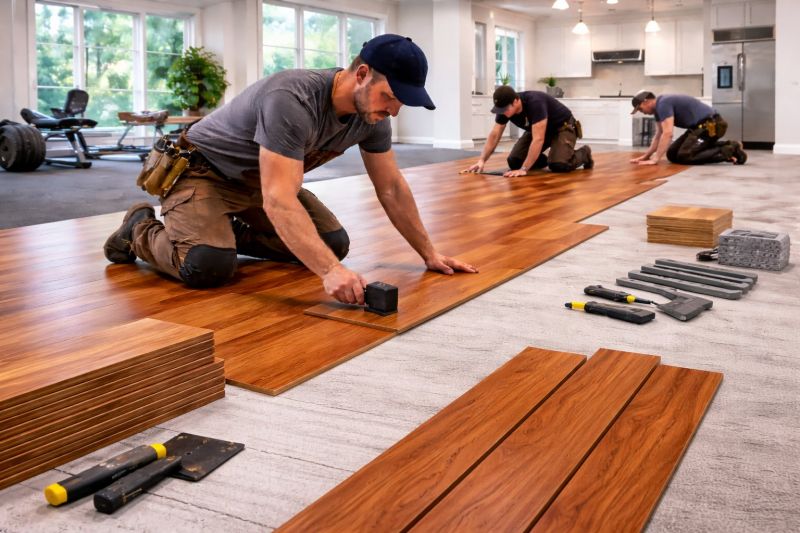 Cherry Floor Installation in Colorado Springs, CO