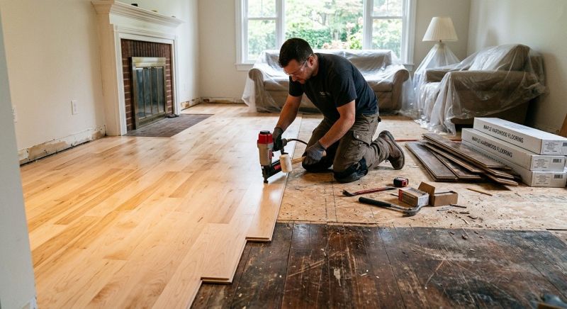Maple Flooring Installation in Monument, CO