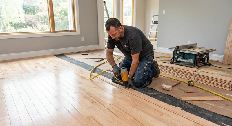 Maple Flooring Installation in Woodland Park, CO
