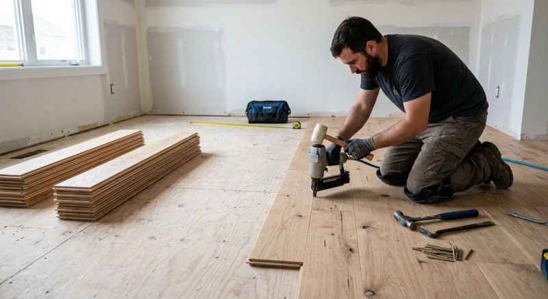 Oak Floor Installation in Elbert, CO