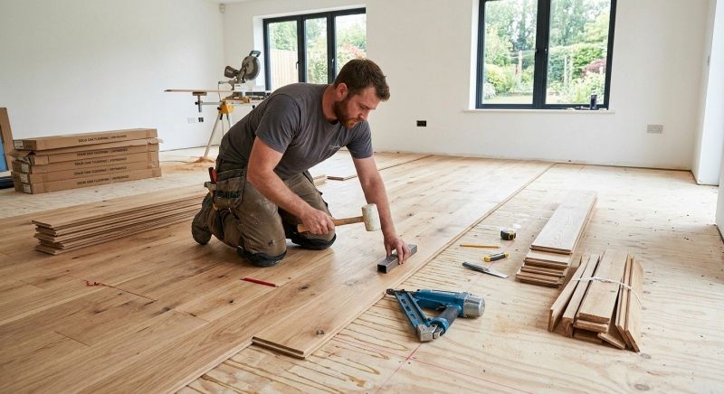 Oak Floor Installation in Woodland Park, CO